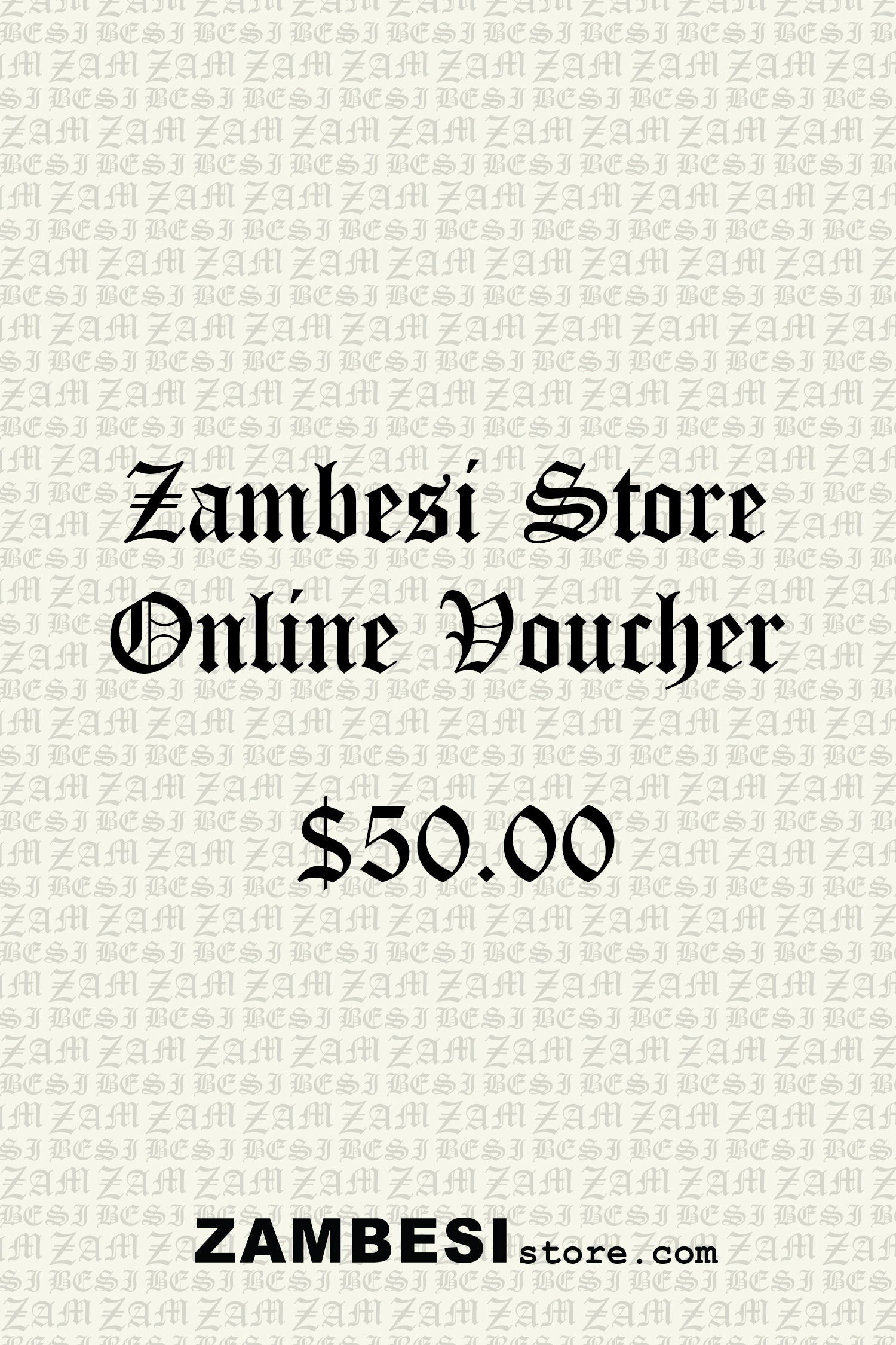 Zambesi - Online Gift Card
