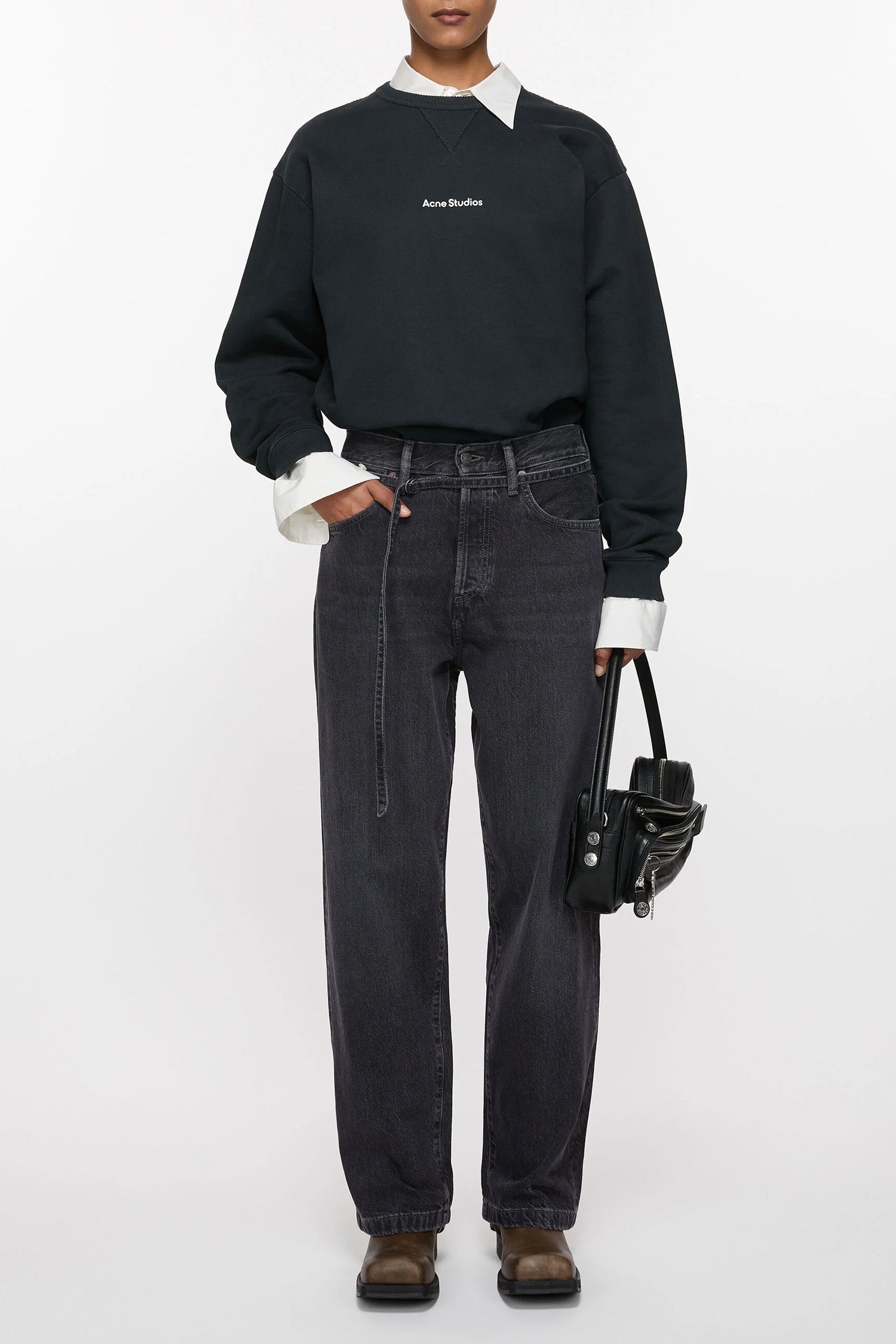 Acne Studios 1991 Toj Vintage Black デニム Acne Studios - Loose fit jeans - 1991 - Black