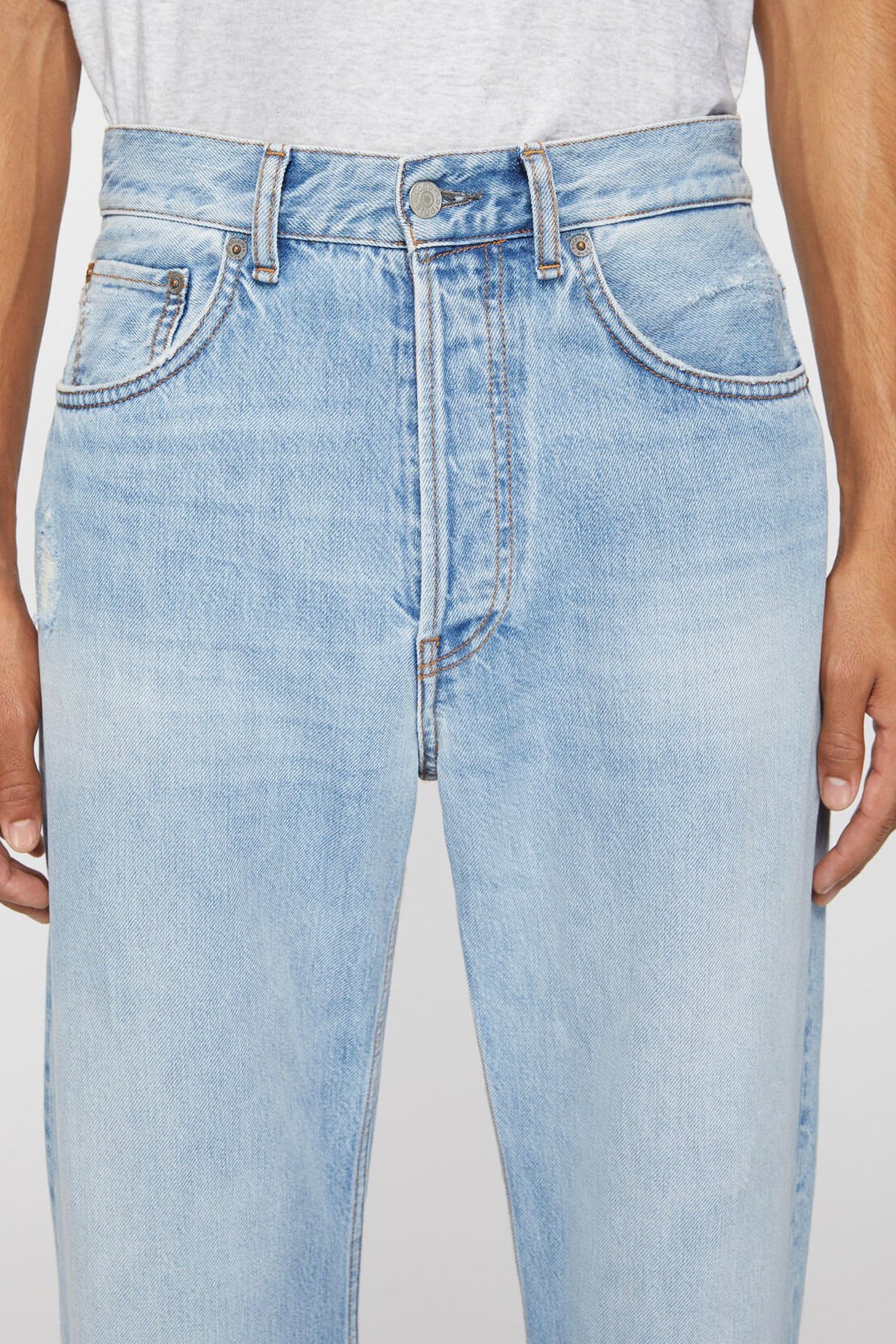 ACNE STUDIOS 2021M JEANS IN LIGHT BLUE VINTAGE, FW26