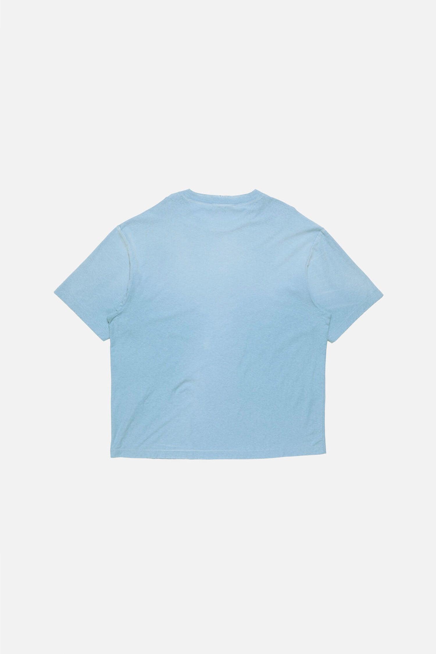 ACNE STUDIOS LOGO T-SHIRT IN CORNFLOWER BLUE, SS26