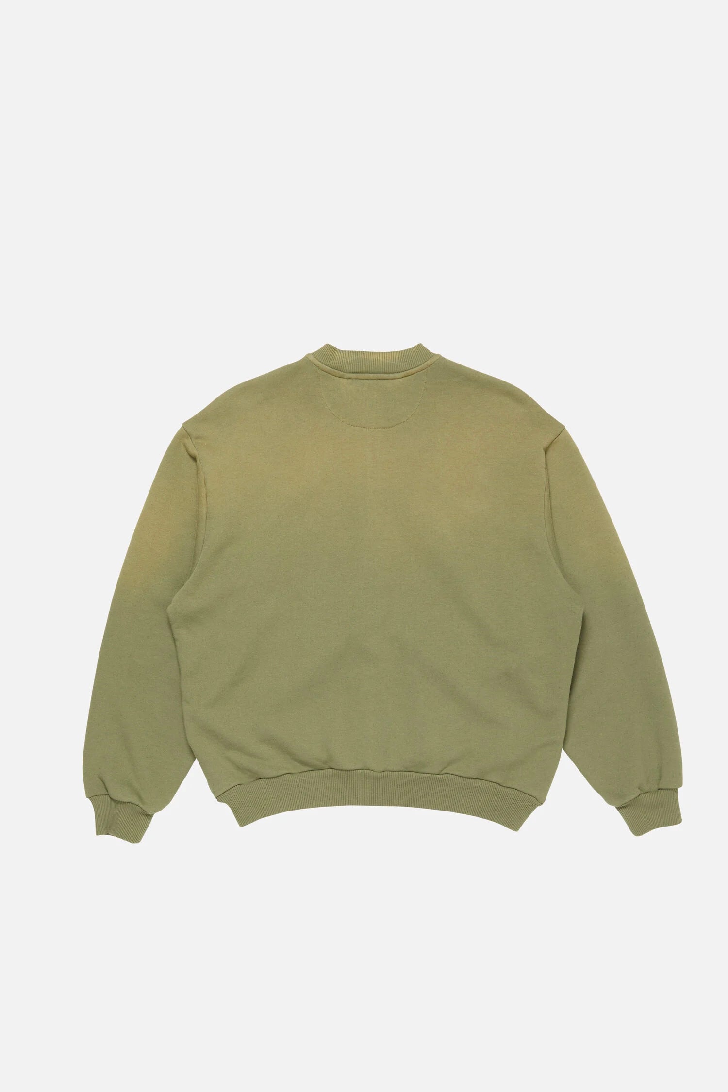 ACNE STUDIOS ZIP-UP SWEATER IN OLIVE GREEN,  SS26
