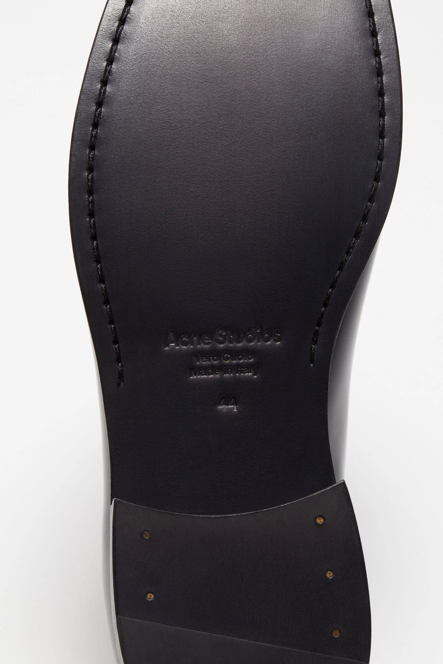 LEATHER LOAFER IN BLACK, SS26