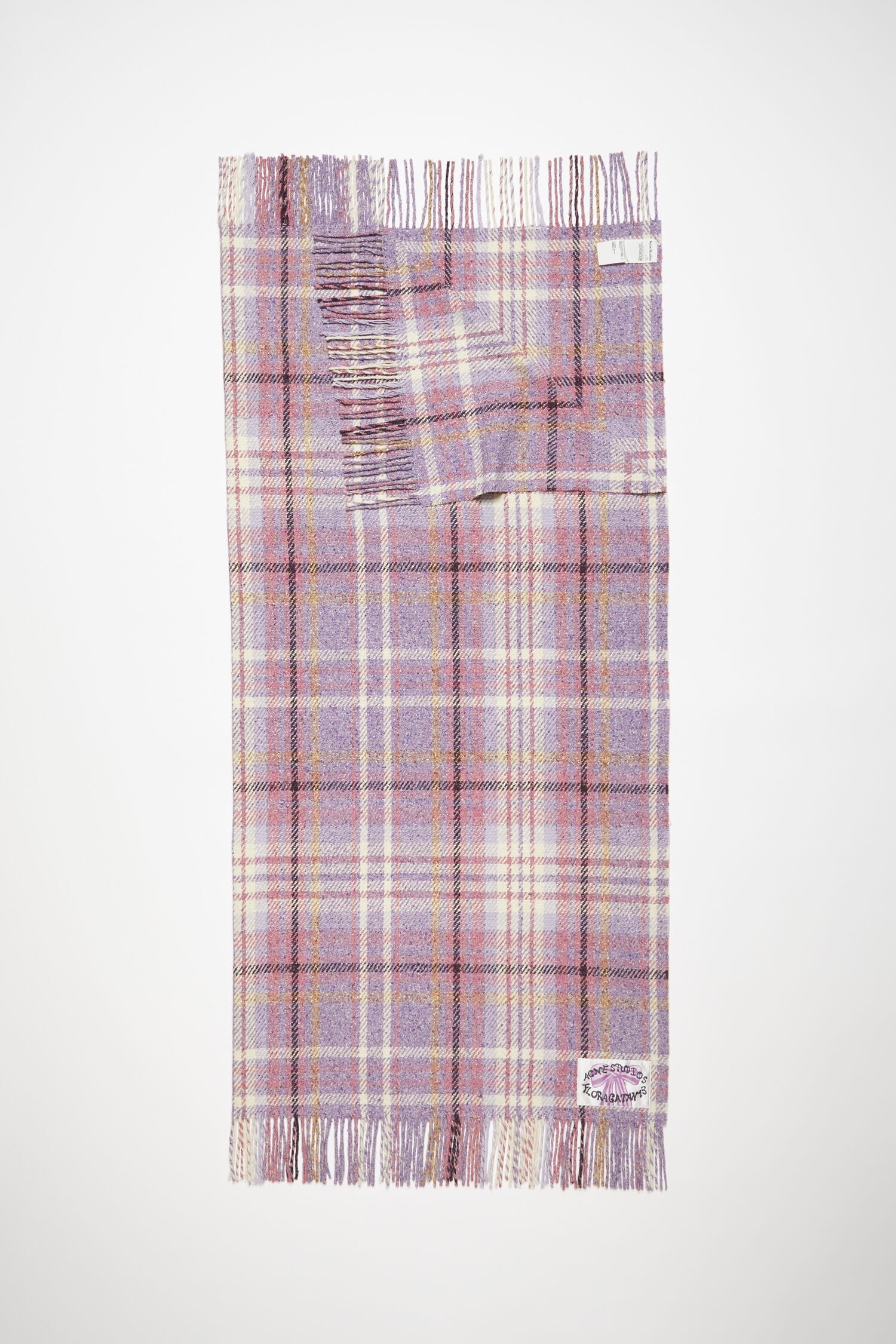 Purple plaid blanket hotsell