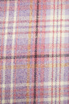 OVERSIZED PLAID SCARF BLANKET IN VIOLET PURPLE, SS24