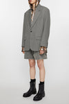 RELAXED FIX SUIT JACKET IN GREY MELANGE, SS24