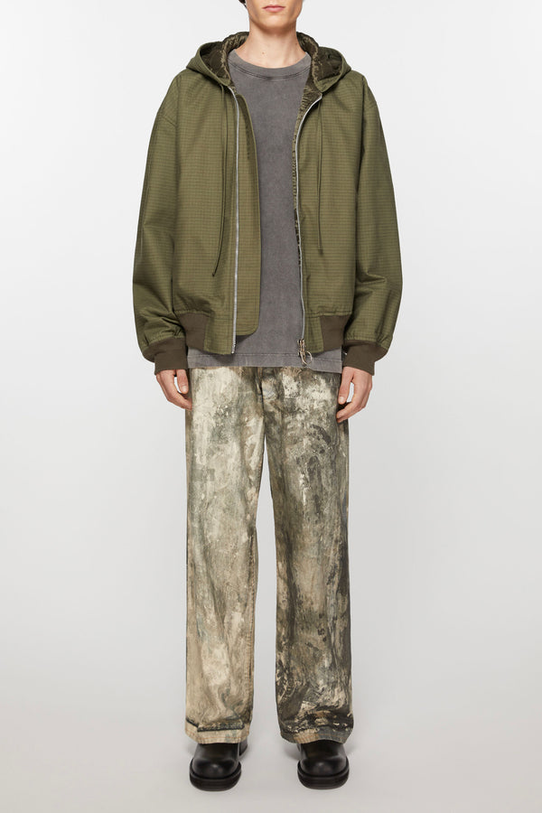 RIPSTOP PADDED JACKET IN OLIVE GREEN, SS24 Zambesi Store