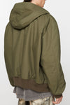 RIPSTOP PADDED JACKET IN OLIVE GREEN, SS24