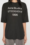LOGO T-SHIRT IN FADED BLACK, SS24