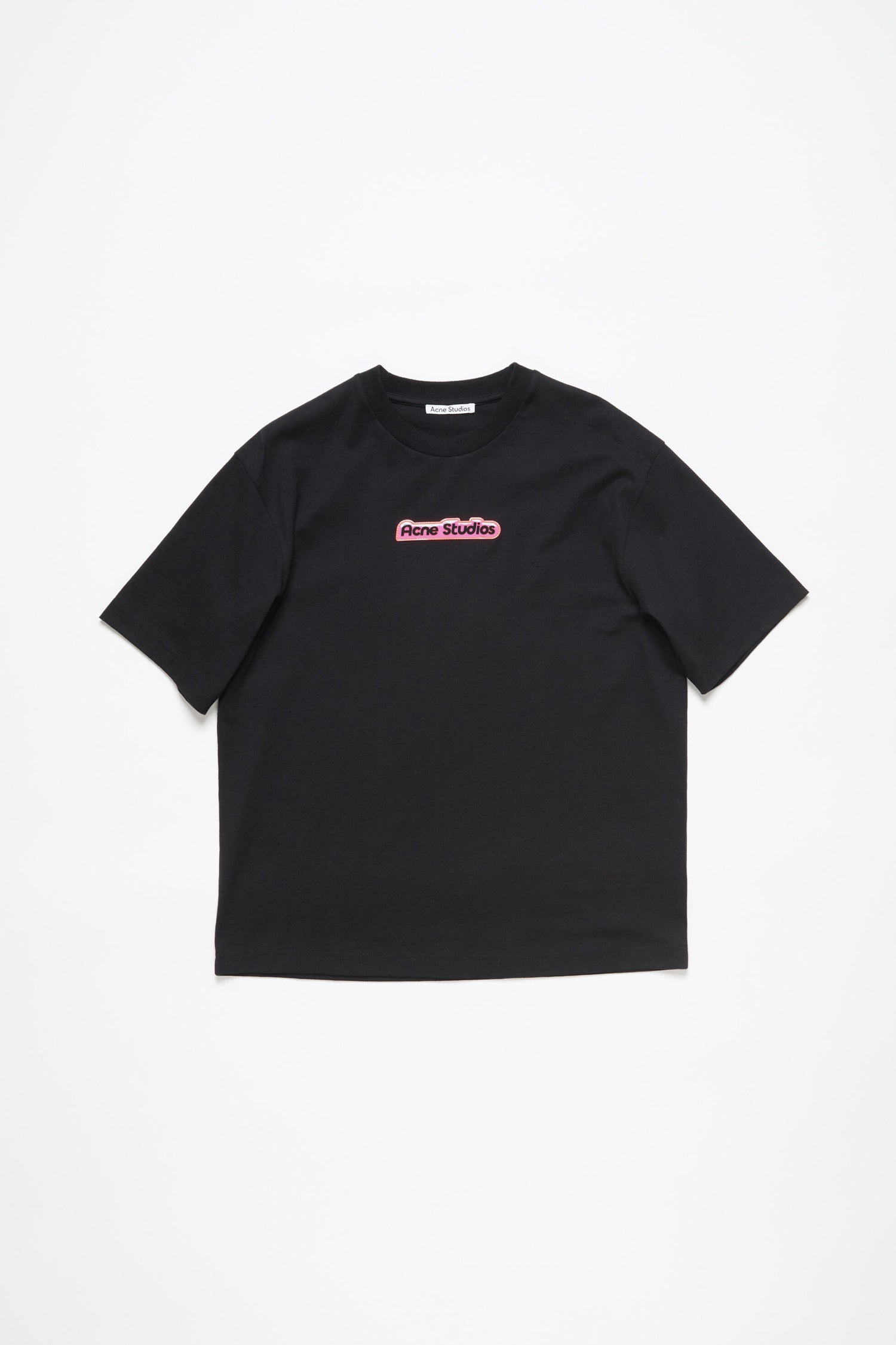 T-SHIRT PATCH LOGO IN BLACK, SS24