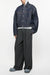 BOXY FIT DENIM JACKET IN INDIGO BLUE, SS25