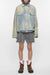 OVERSIZED FIT DENIM JACKET IN LIGHT BLUE, SS25