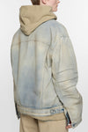 OVERSIZED FIT DENIM JACKET IN LIGHT BLUE, SS25
