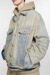 OVERSIZED FIT DENIM JACKET IN LIGHT BLUE, SS25