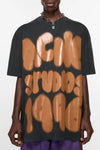 RELAXED UNISEX FIT T-SHIRT LOGO IN BLACK, SS25