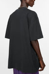 RELAXED UNISEX FIT T-SHIRT LOGO IN BLACK, SS25