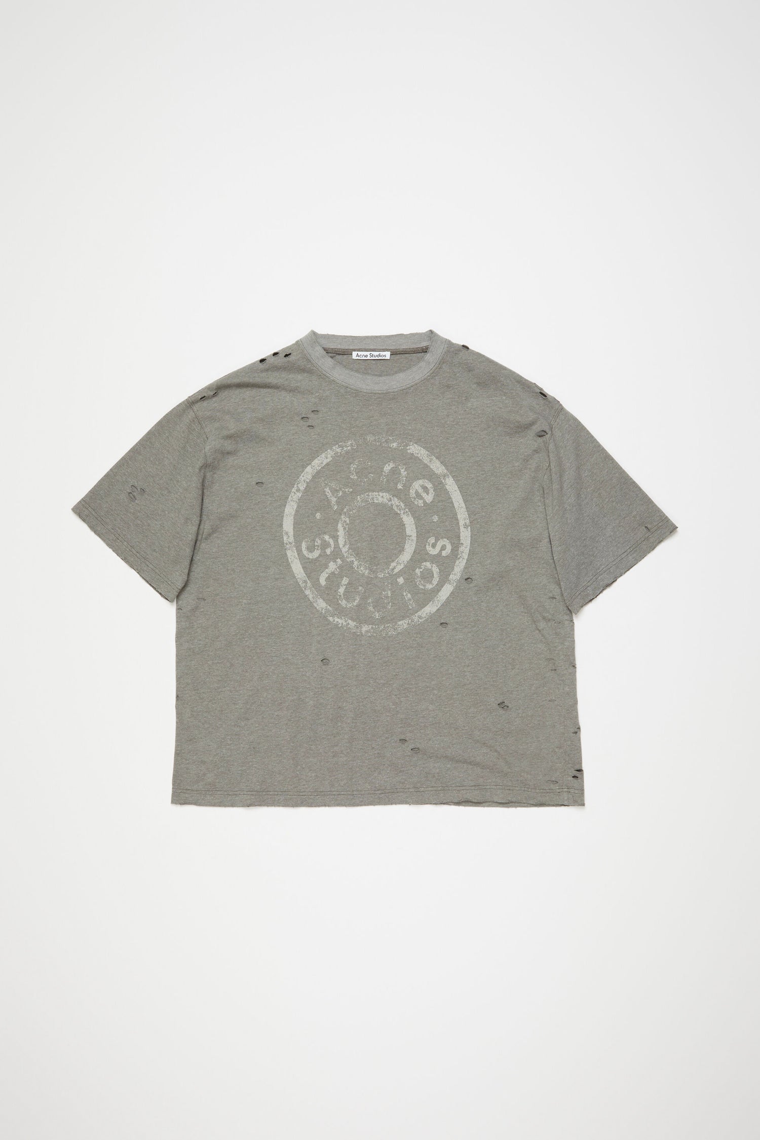 RELAXED FIT LOGO T-SHIRT IN MOSS GREEN, SS25