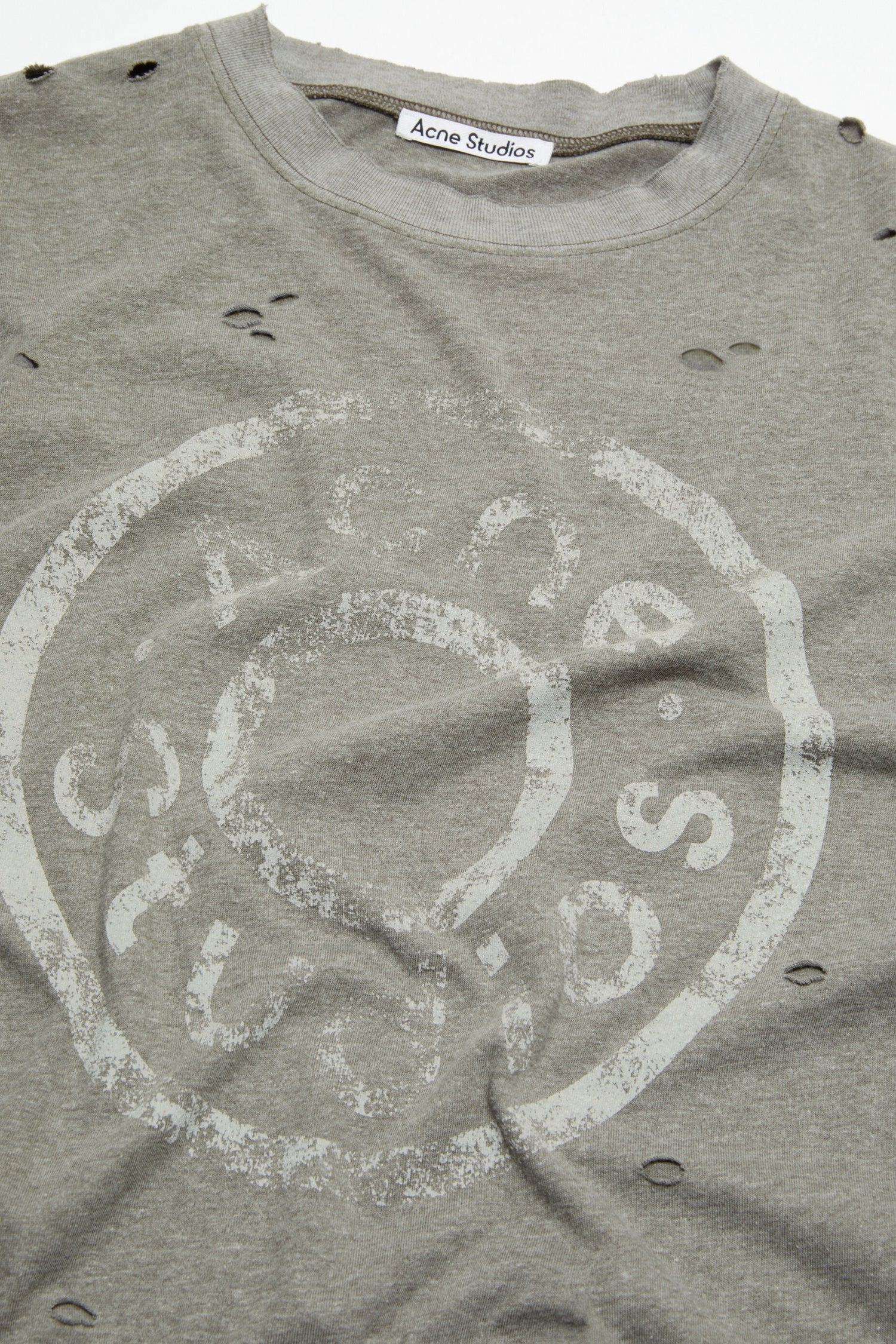 RELAXED FIT LOGO T-SHIRT IN MOSS GREEN, SS25