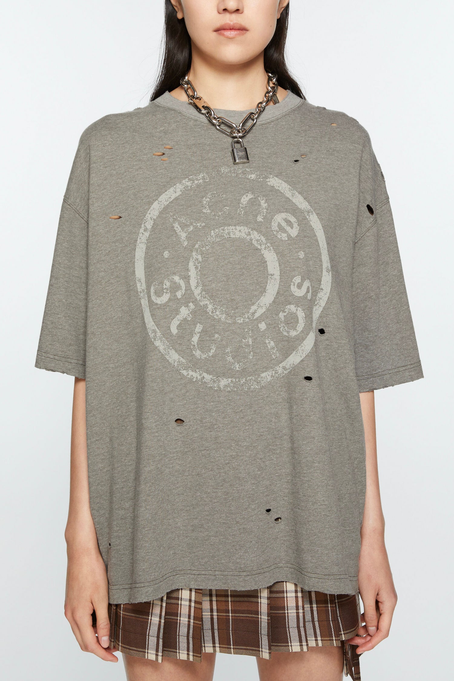 RELAXED FIT LOGO T-SHIRT IN MOSS GREEN, SS25
