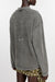 RELAXED UNISEX CREWNECK SWEATER IN FADED BLACK, SS25