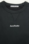 RIB NECK SWEATER IN BLACK, SS25