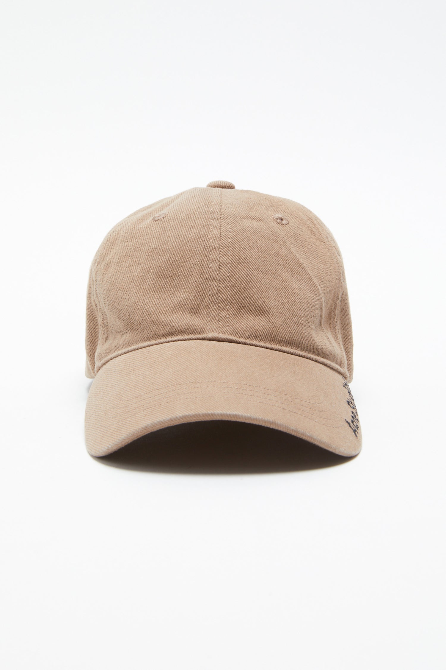 TWILL LOGO CAP IN KHAKI BEIGE, SS25
