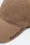 TWILL LOGO CAP IN KHAKI BEIGE, SS25