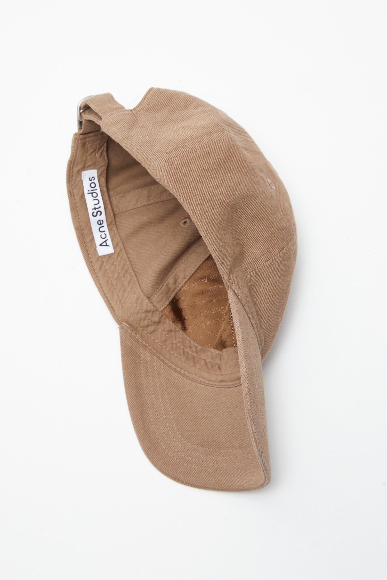 TWILL LOGO CAP IN KHAKI BEIGE, SS25