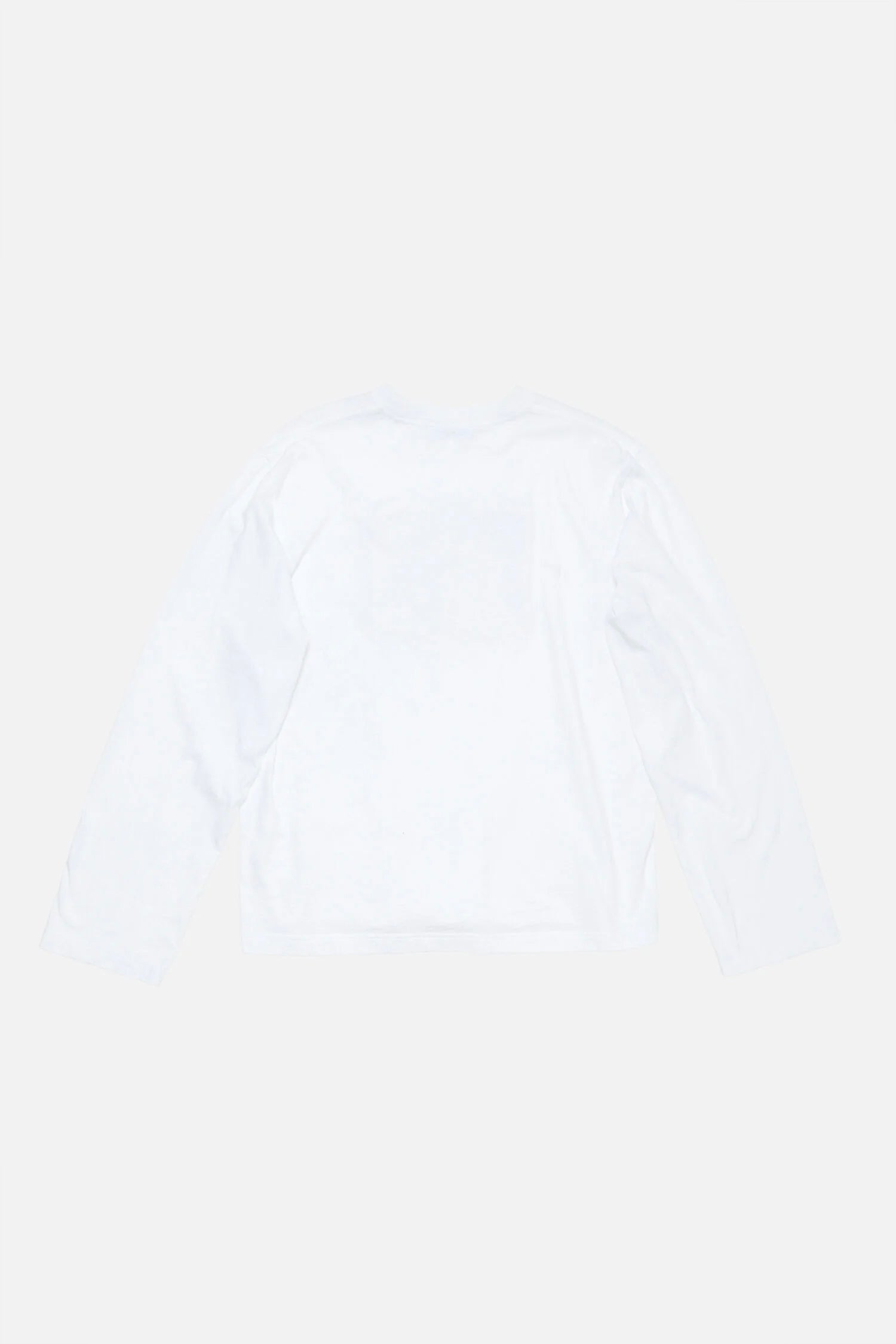 BOW PRINT L/S T-SHIRT IN WHITE, SS26