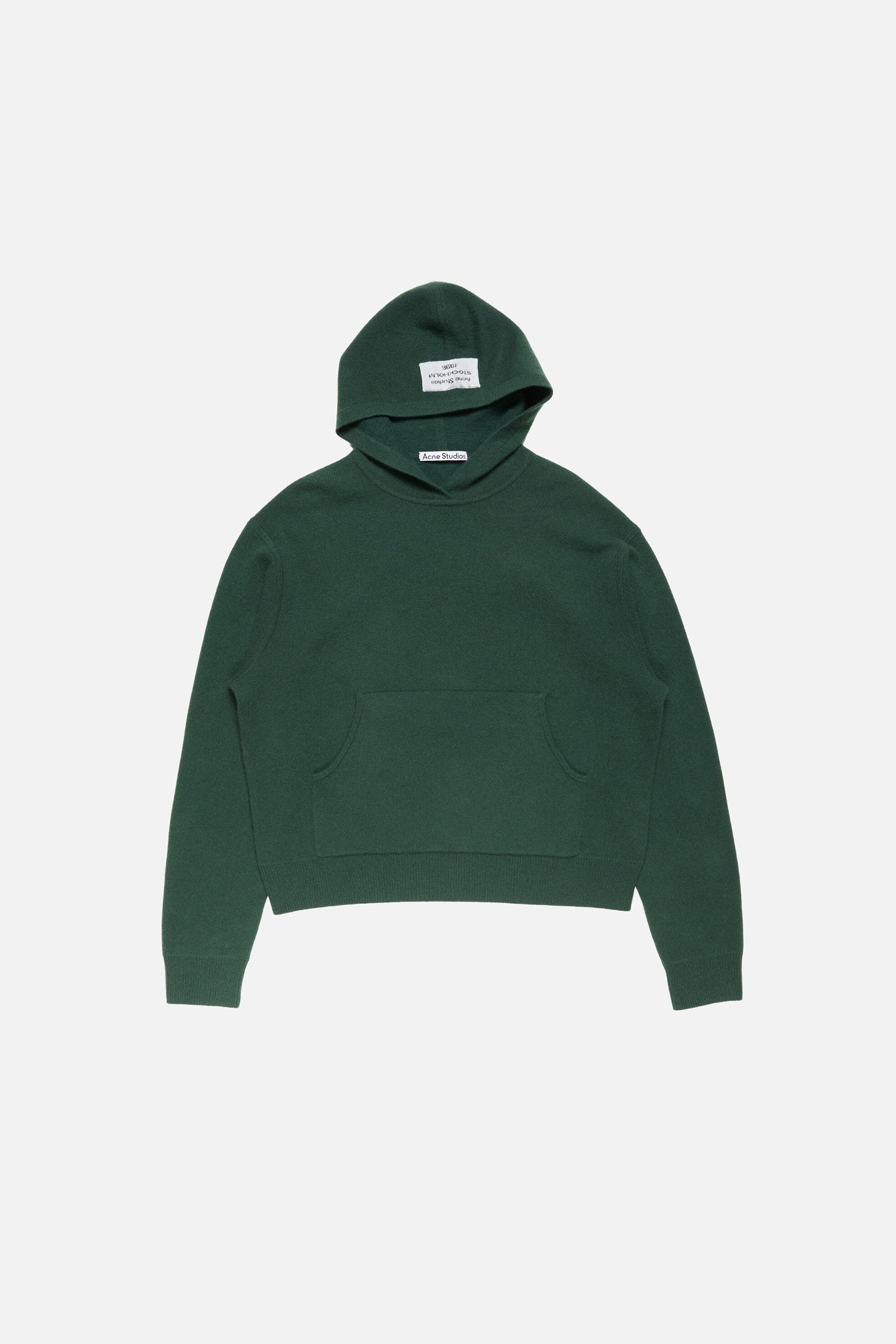 CASHMERE HOODIE IN BOTTLE GREEN, SS26
