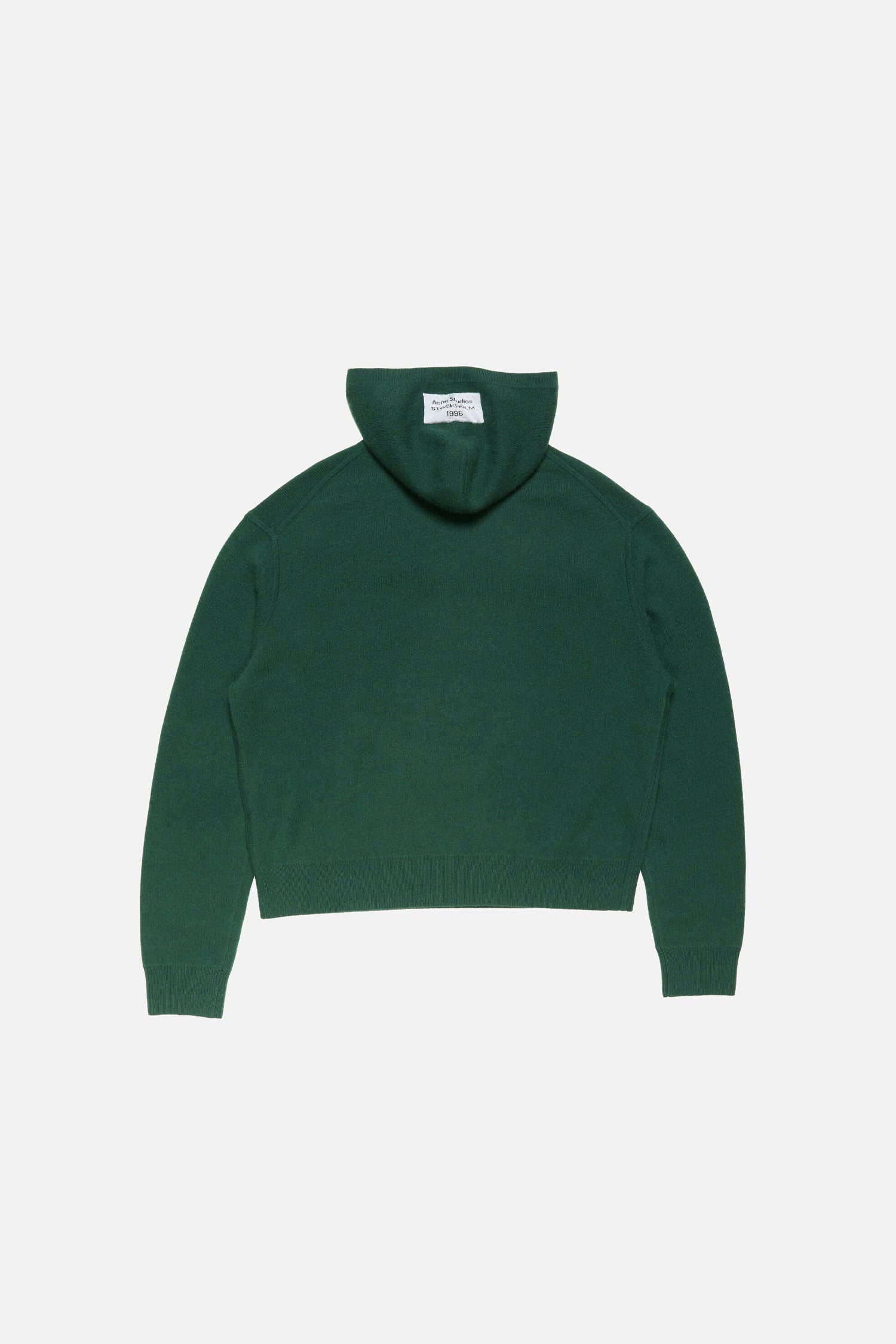CASHMERE HOODIE IN BOTTLE GREEN, SS26