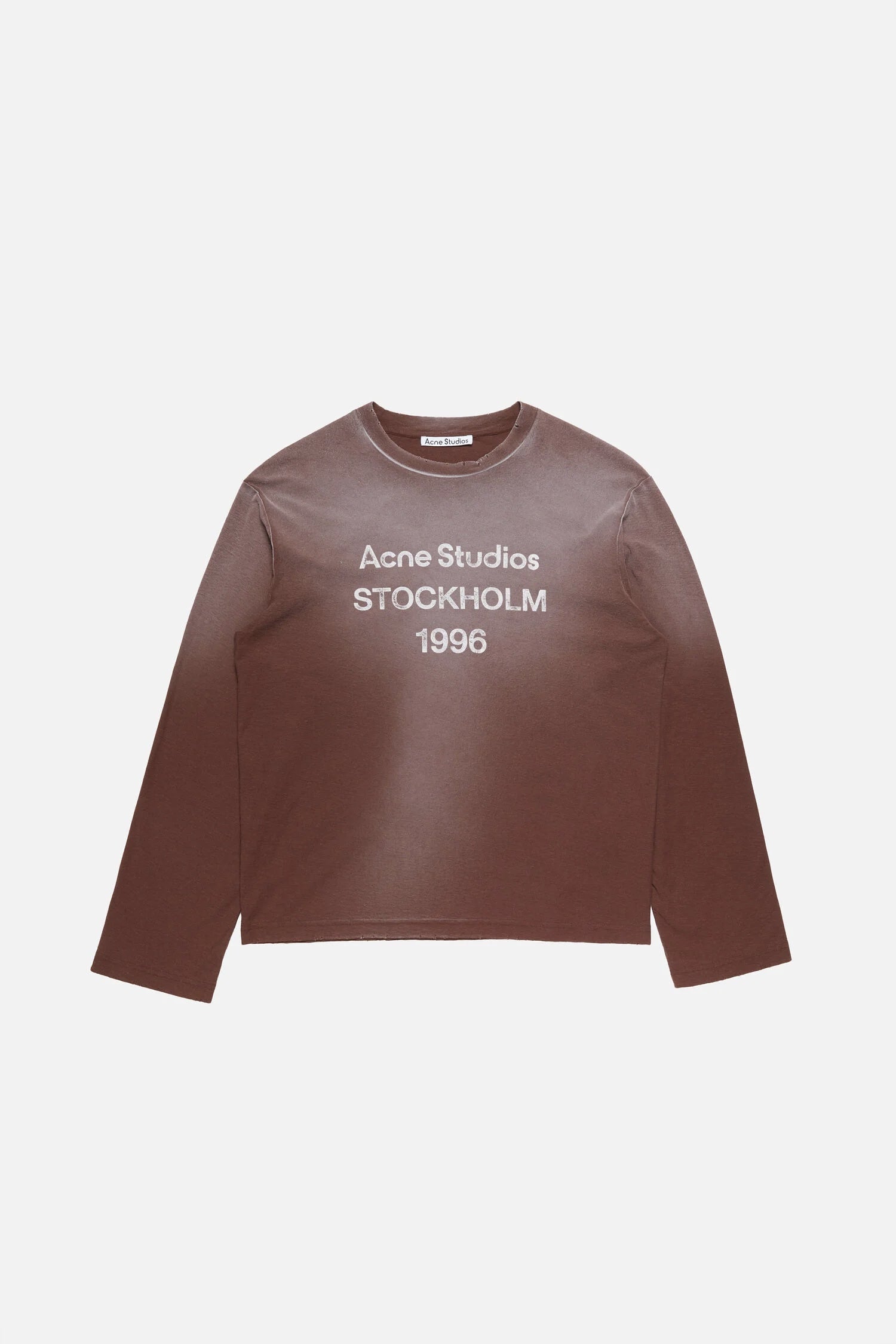 RELAXED FIT L/S LOGO T-SHIRT IN CHOCOLATE BROWN, SS26