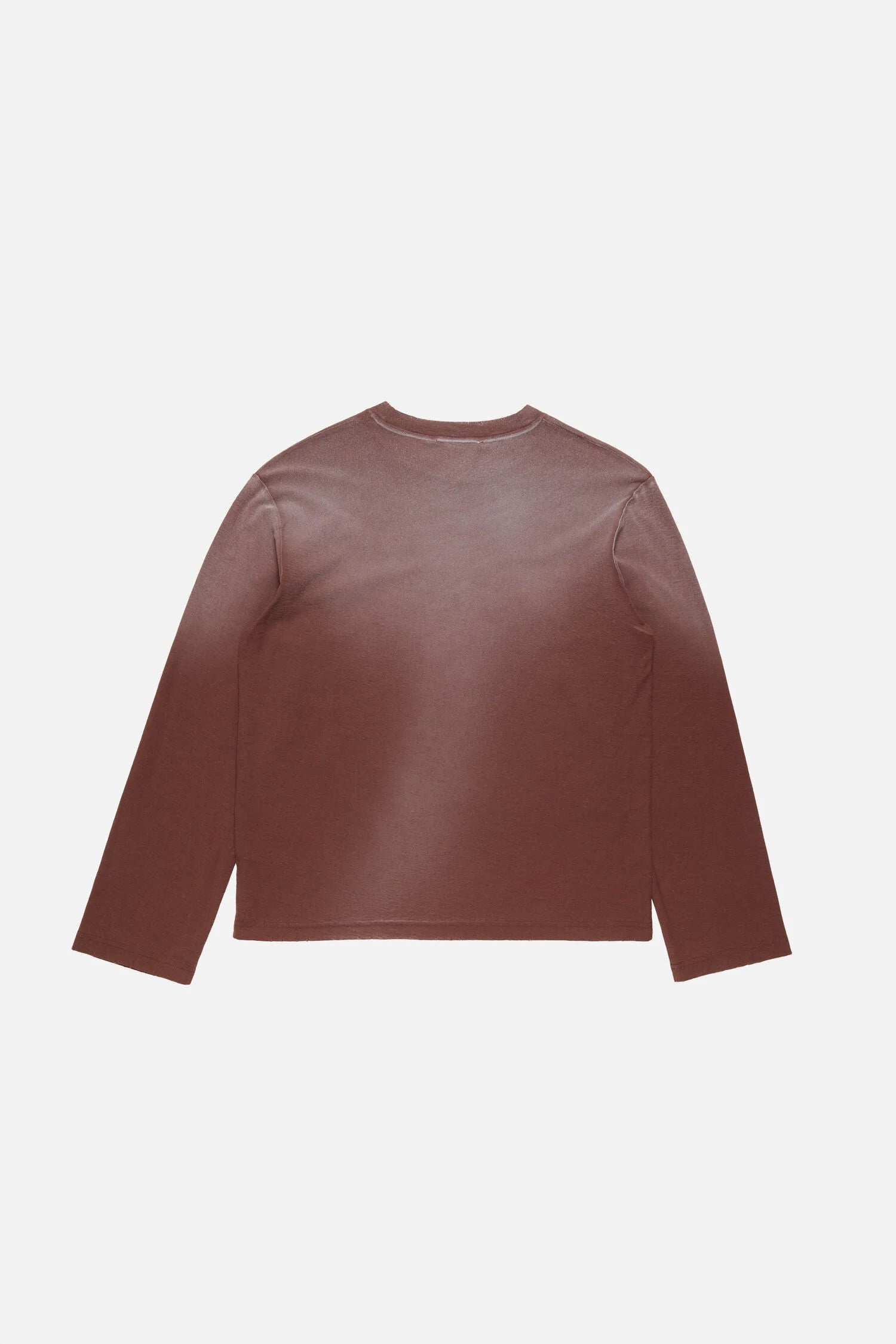 RELAXED FIT L/S LOGO T-SHIRT IN CHOCOLATE BROWN, SS26