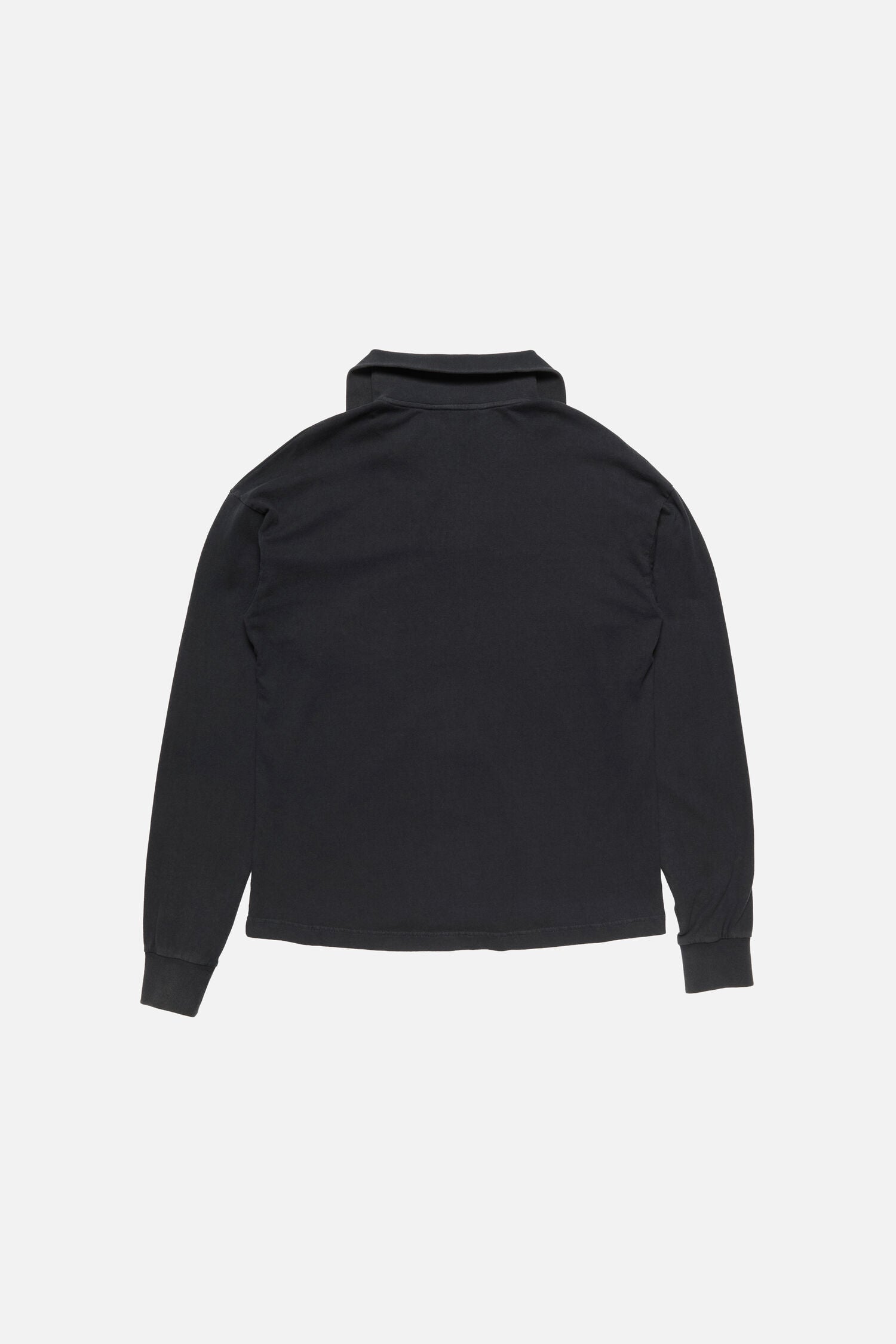 HALF-ZIP LOGO SWEATSHIRT IN BLACK, SS26