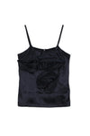 APPLIQUE HALTER TOP IN BLACK, FW23