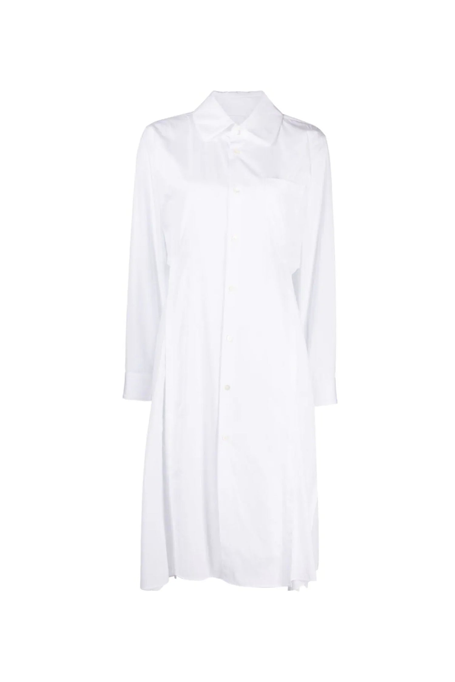 SHIRT-DRESS IN WHITE, FW23