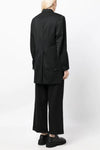 DOUBLE BREASTED CROP BLAZER IN BLACK, FW23