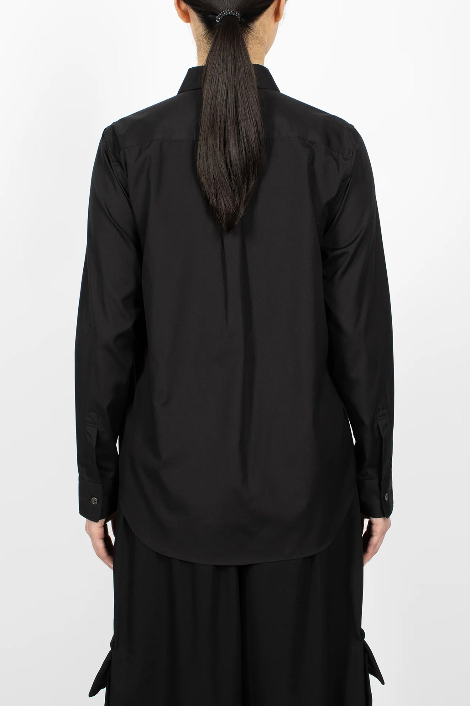 DOUBLE POCKET SHIRT IN BLACK, FW25