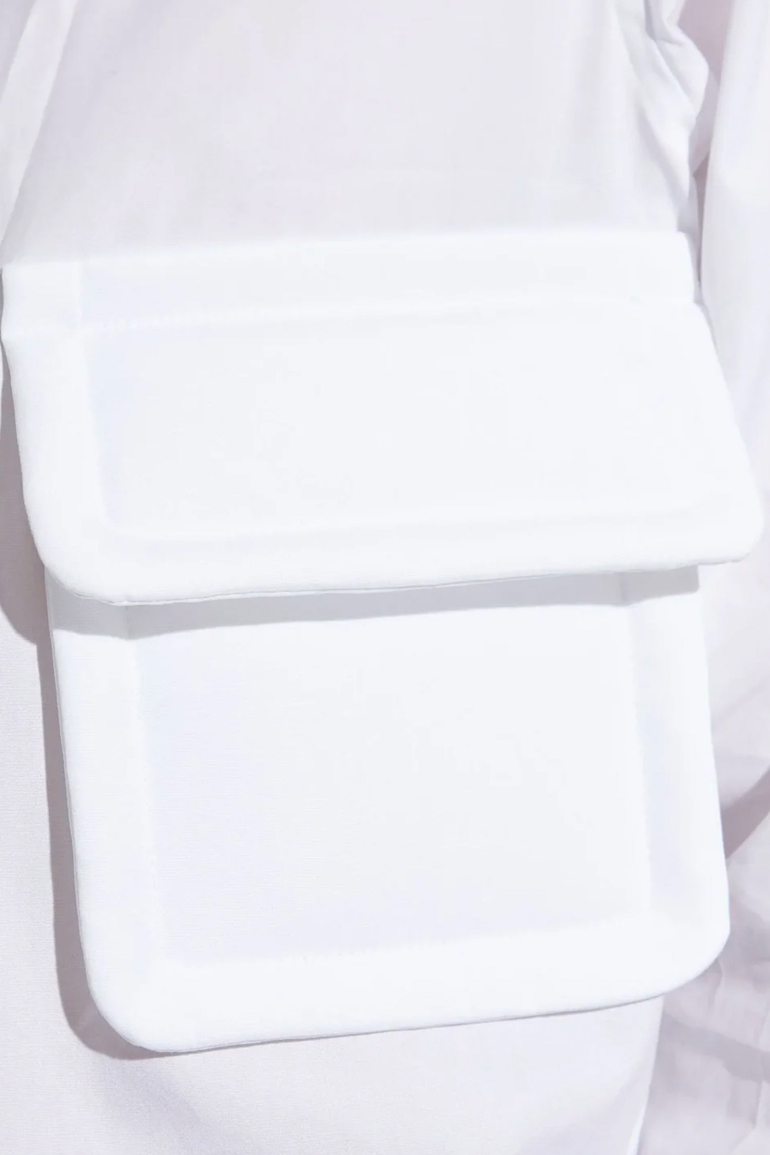 DOUBLE POCKET SHIRT IN WHITE, FW25