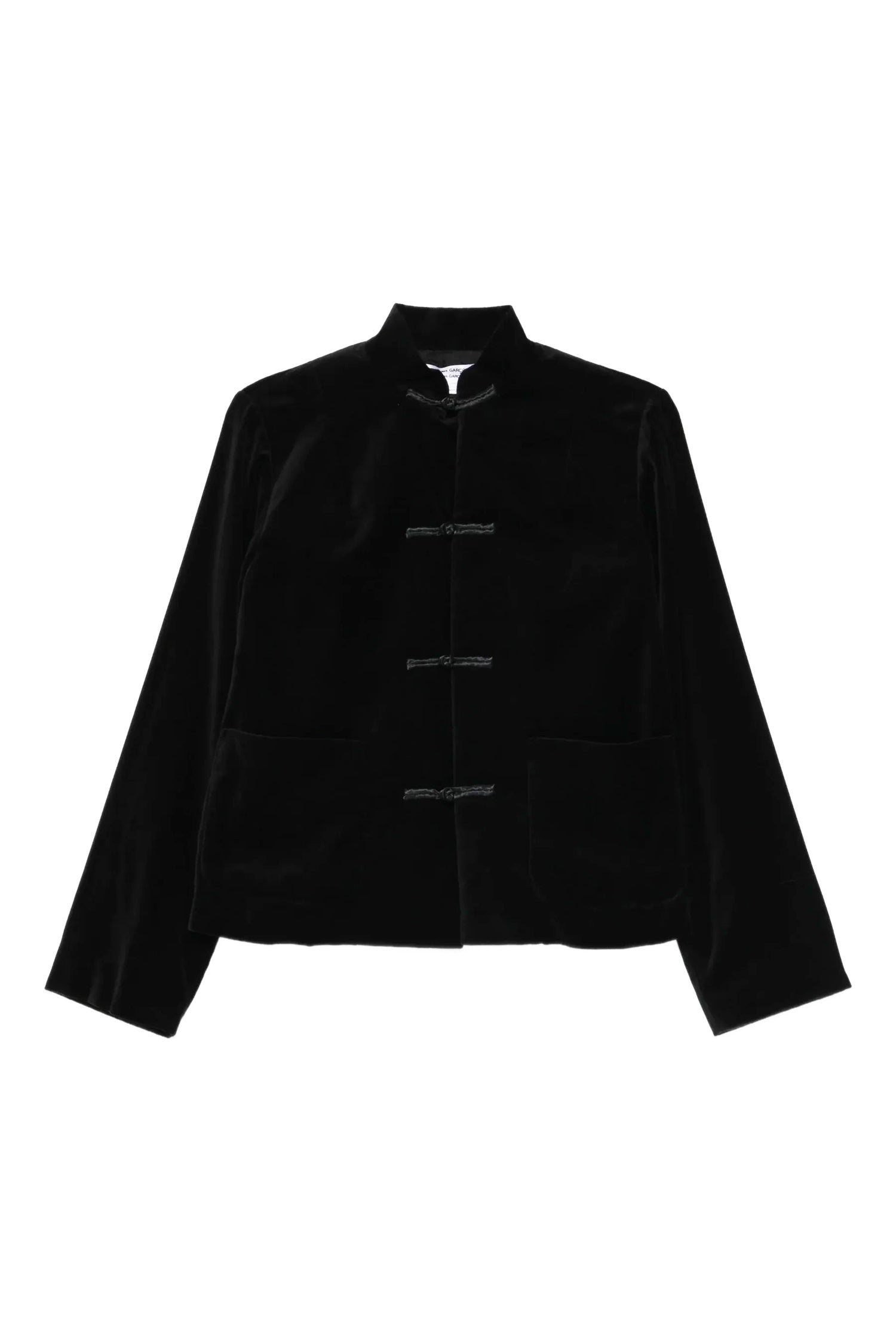 VELVETEEN TOGGLE JACKET IN BLACK, FW25