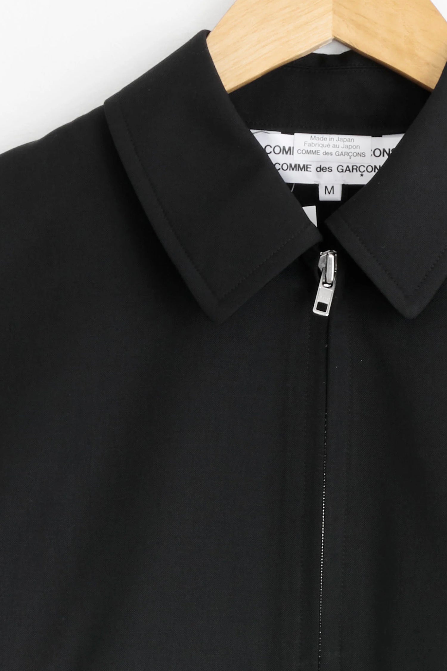 PEPLUM ZIP-UP JACKET IN BLACK, SS26