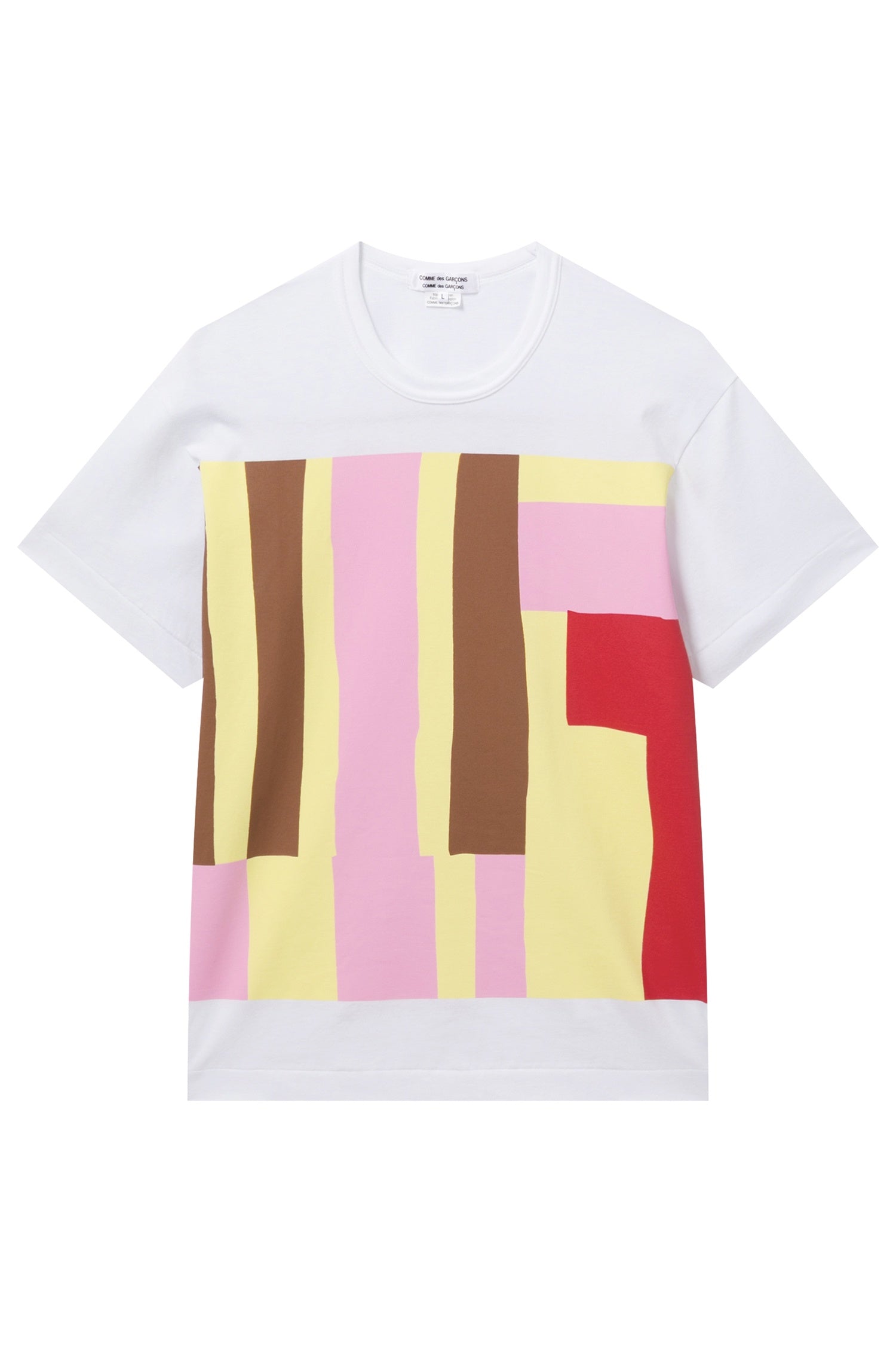 PRINT T-SHIRT IN WHITE/MULTI, SS26