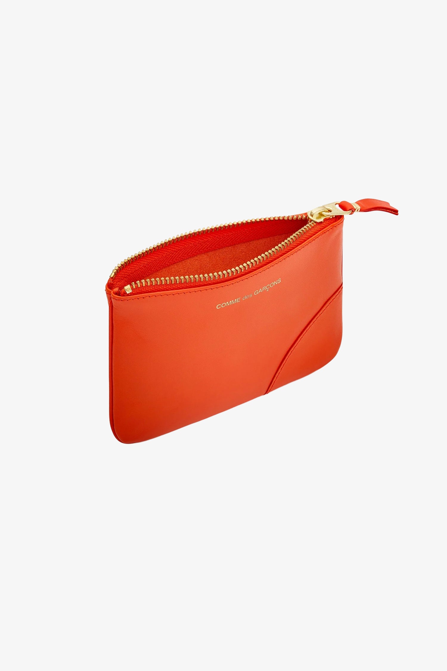CLASSIC ZIP PURSE IN ORANGE, SS25