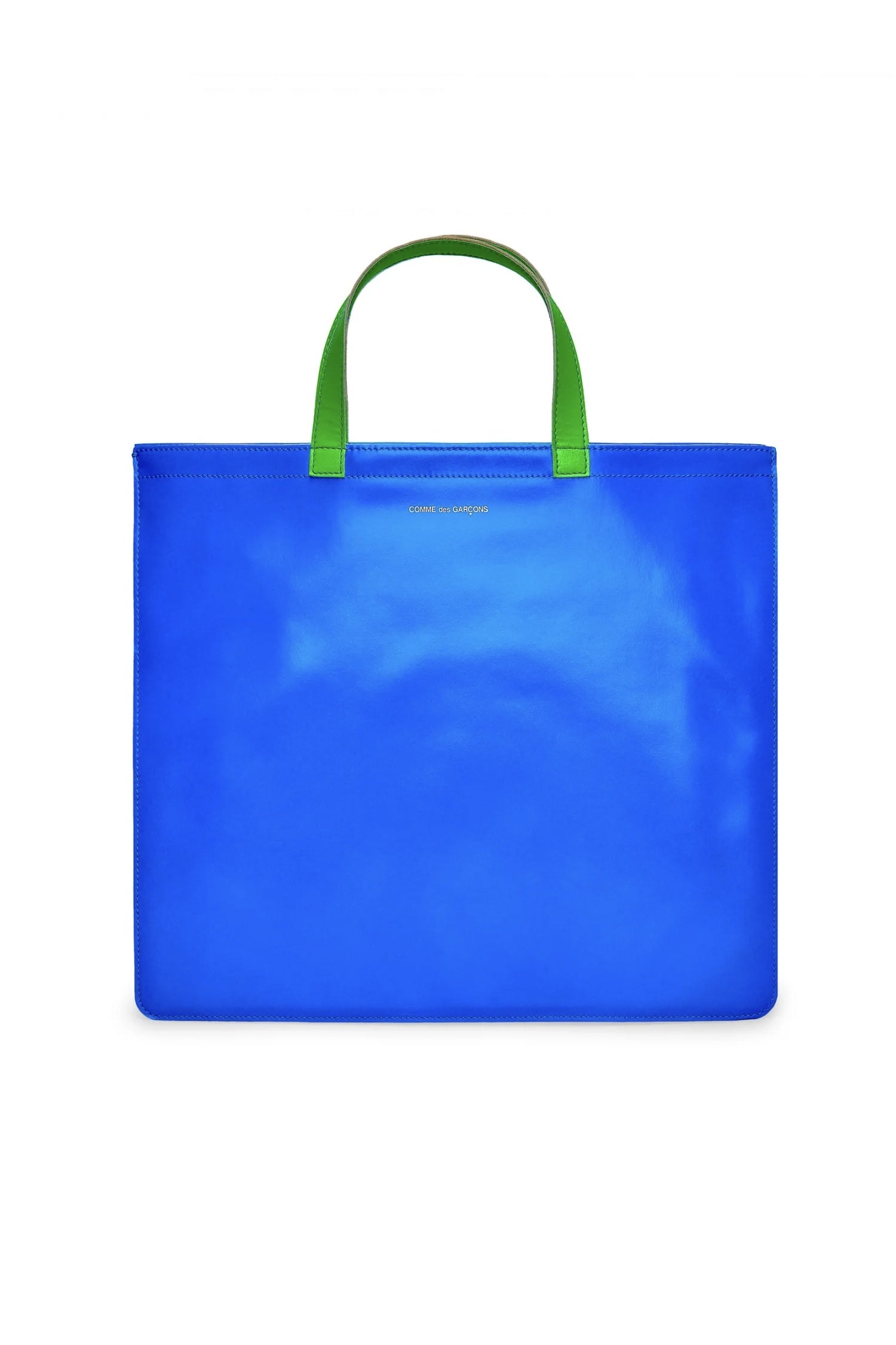 SUPER FLUO TOTE BAG IN ORANGE/BLUE, W24