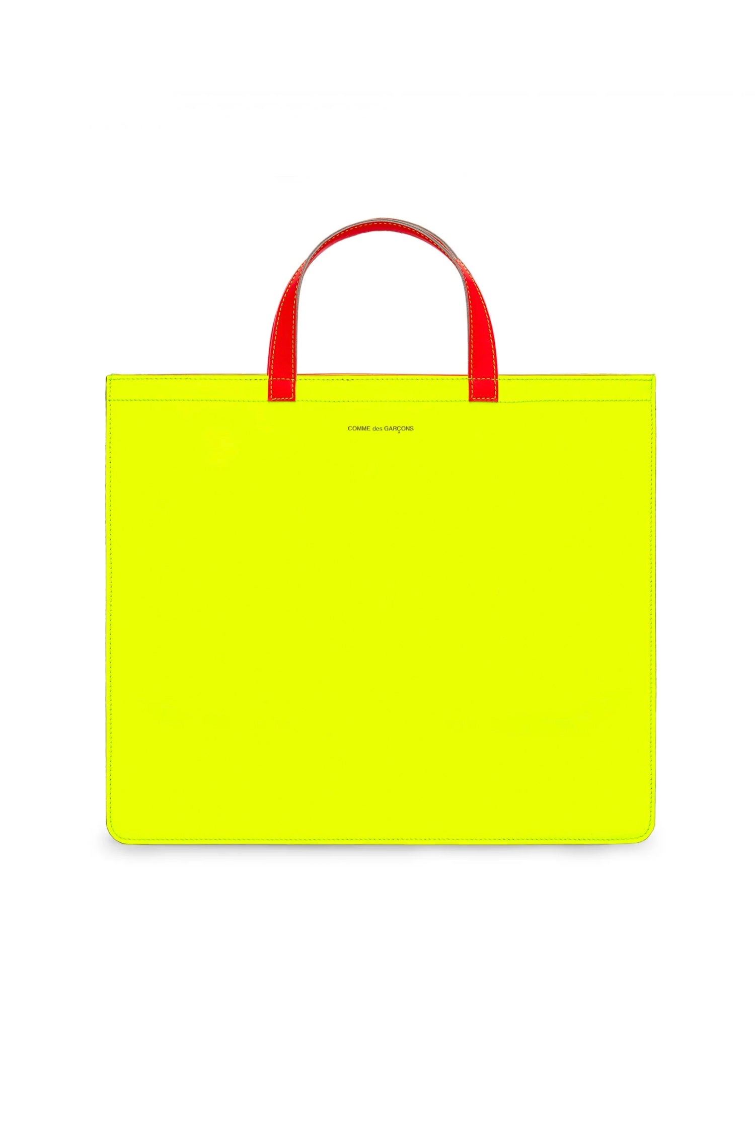 SUPER FLUO TOTE BAG IN YELLOW/ORANGE, W24