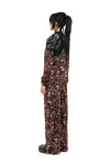 CHAISE PANT IN FRAGMENT PRINT,W24