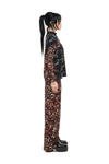 CHAISE PANT IN FRAGMENT PRINT,W24
