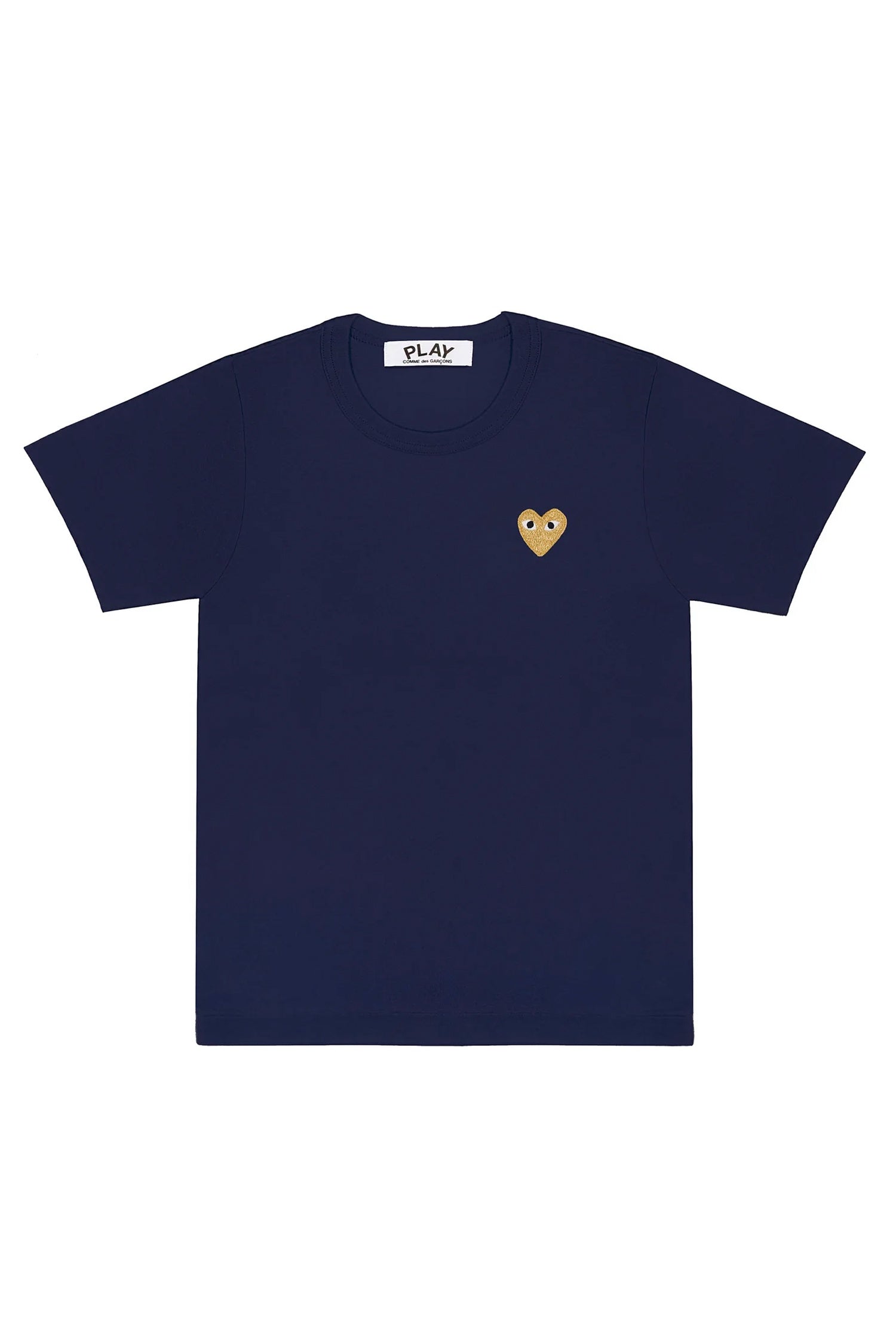 BLUE T SHIRT WITH GOLD HEART, SS25