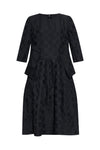 CHECK PATTERN DRESS IN BLACK, SS25