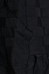 CHECK PATTERN DRESS IN BLACK, SS25