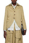 COTTON TWILL BLAZER IN BEIGE, SS25